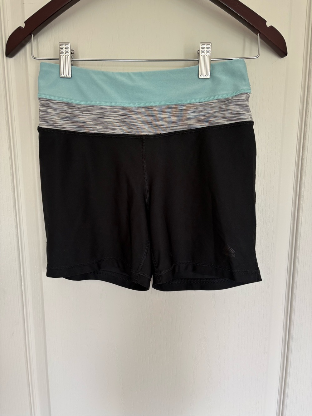 RBX Black Shorts with Mint Waistband